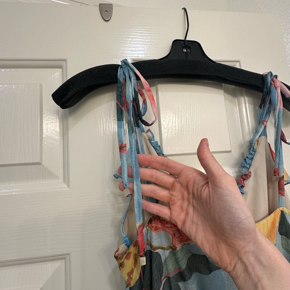 PatBo Hibiscus Ruffle Maxi Dress - Picture 4 of 6